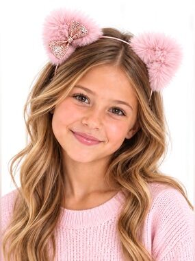 FUZZY CAT HEADBAND